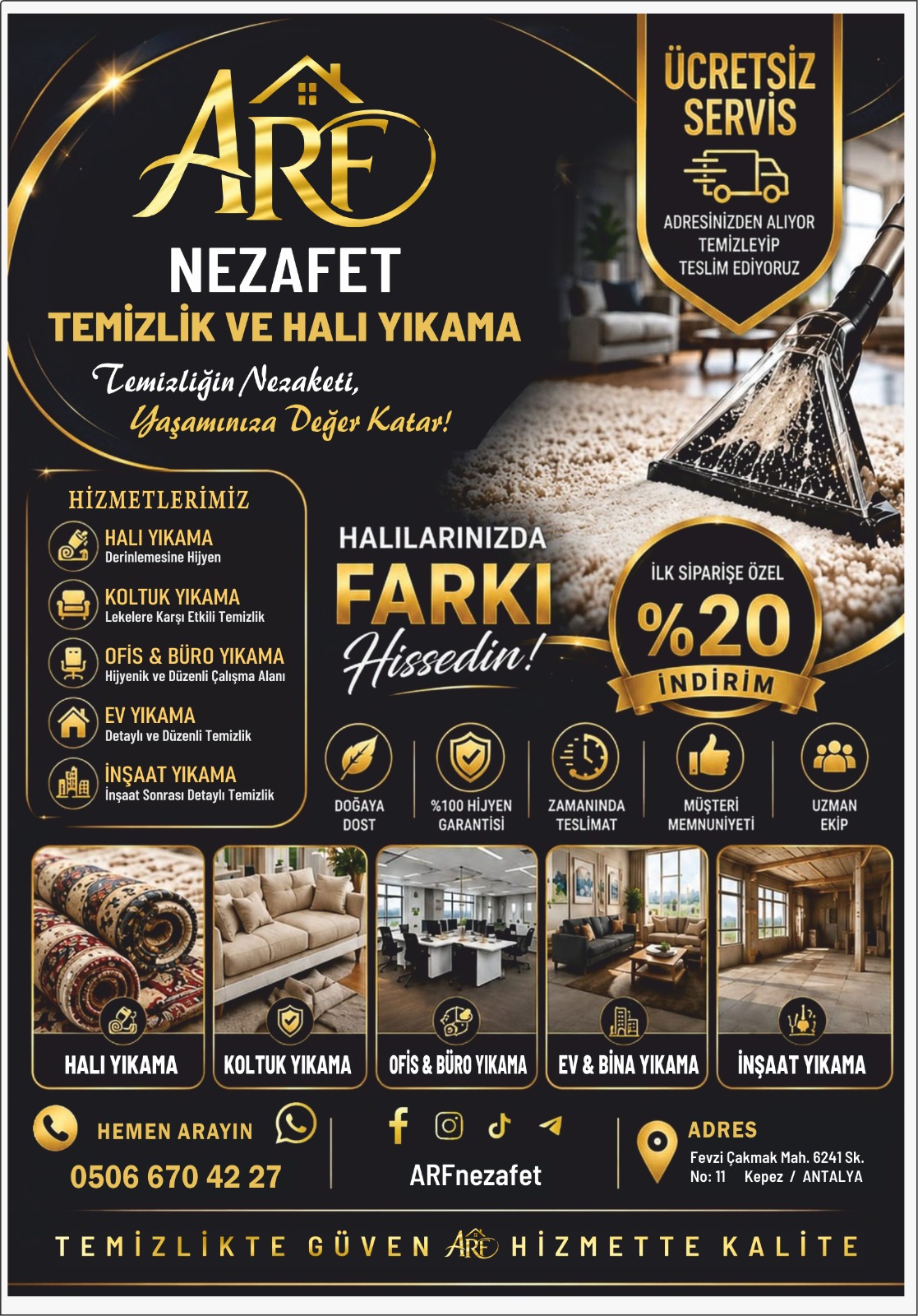 ARF Nezafet Hizmet Broşürü